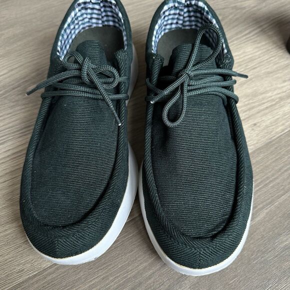 Ortho Comfoot Shoes Men 11.5 Green Corduroy Cushioned Walking Orthopedic - Picture 6 of 12